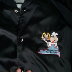 1980s mcdonald's delivery jacket